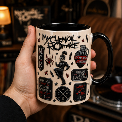 My Chemical Romance Mug – Welcome To The Black Parade Ceramic Coffee Cup