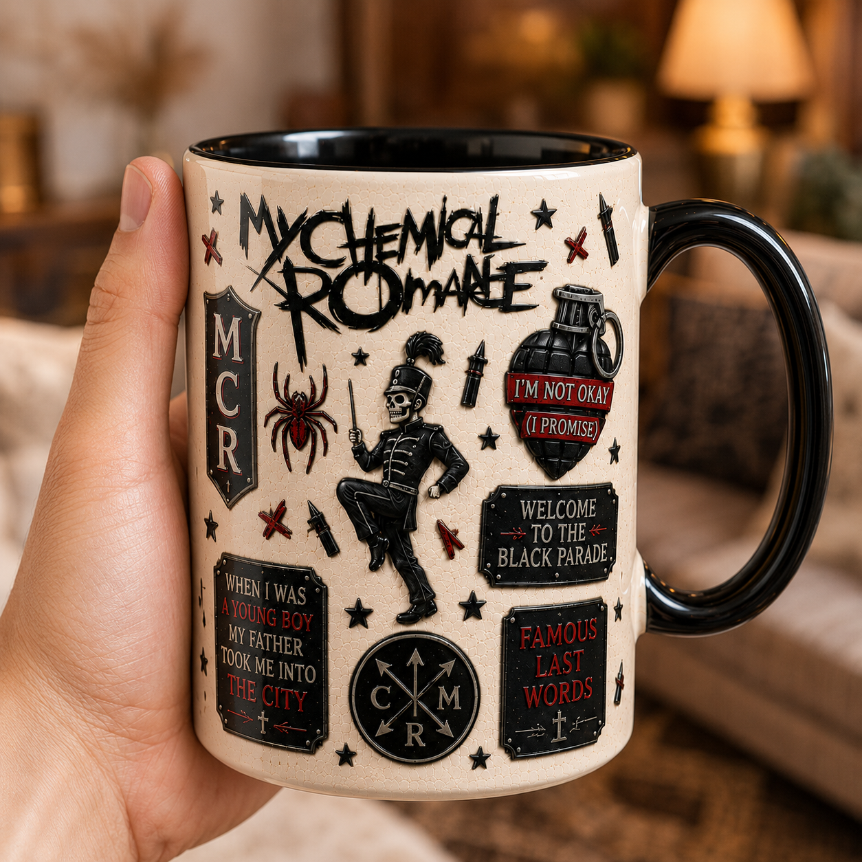 My Chemical Romance Mug – Welcome To The Black Parade Ceramic Coffee Cup