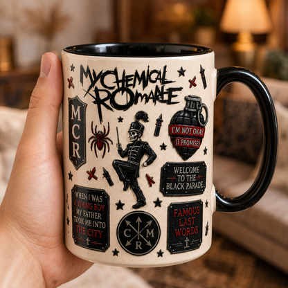 My Chemical Romance Mug – Welcome To The Black Parade Ceramic Coffee Cup