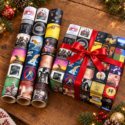 Queen Band Album Covers Wrapping Paper - Freddie Mercury Classic Rock Gift Wrap