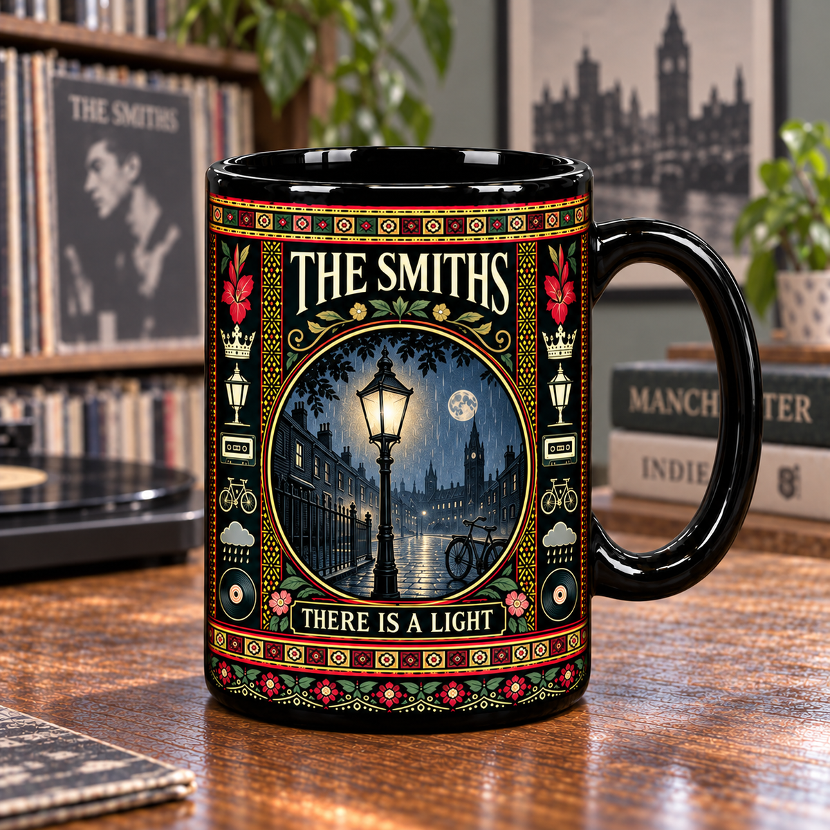 The Smiths Mug, The Queen Is Dead There Is a Light Ceramic Coffee Mug, Vintage Indie Rock Music Gift