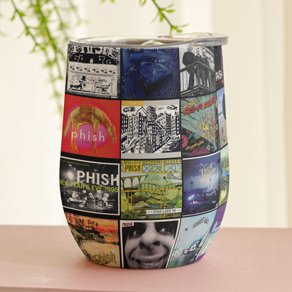 Phish Album Collage Tumbler – Jam Band Nostalgia & Live Music Memories